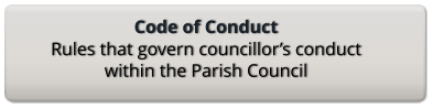 Code of Conduct Rules that govern councillor’s conduct within the Parish Council